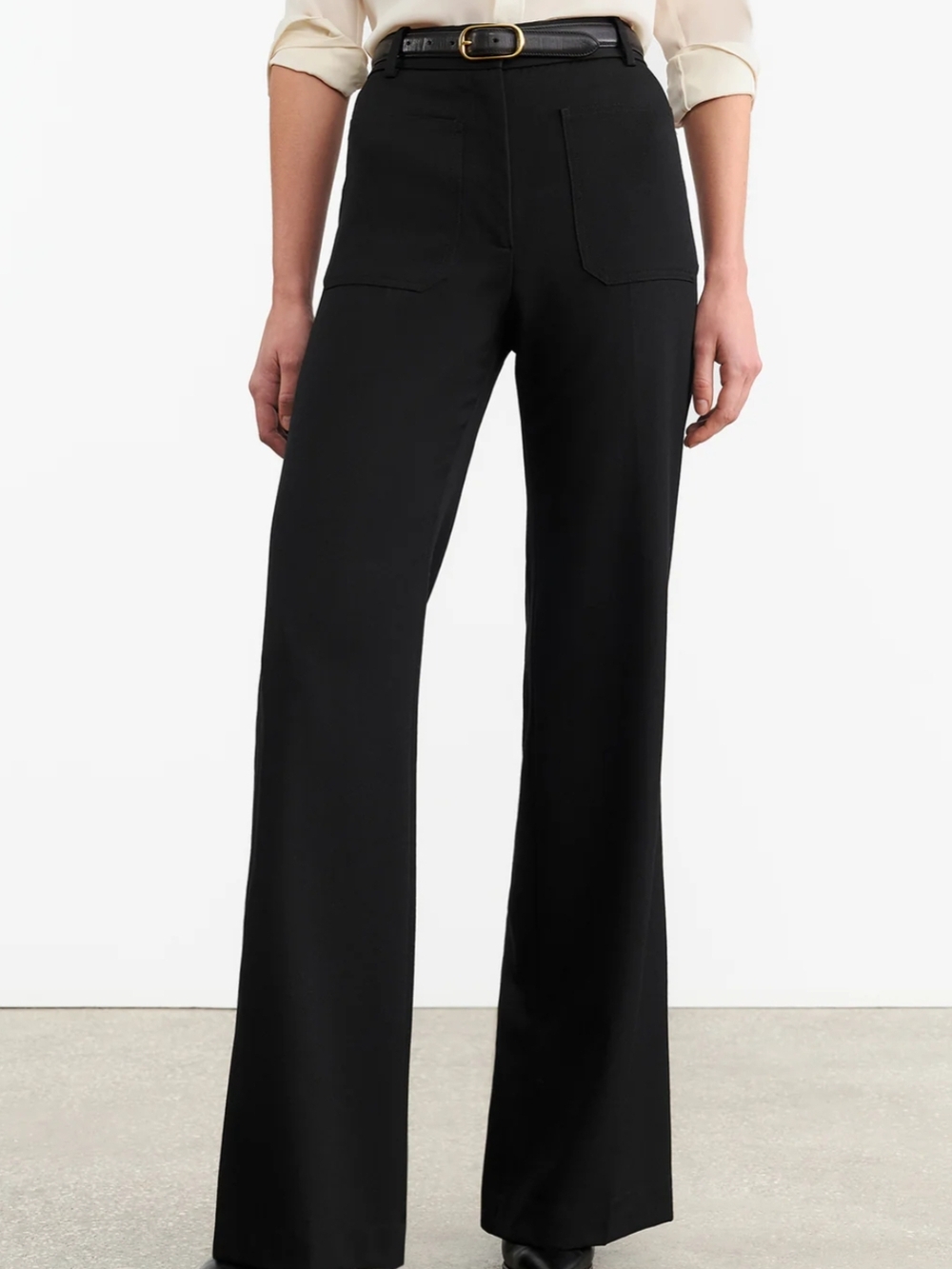 Nili Lotan Christophe Wool Pant - Size 12 - Picture 1 of 12